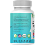 NAC-n-acetyl cysteine- Quercetin Zinc Bromelain Supplement | Extra Strength with Vit C, D3, Apple Cider Vinegar, Elderberry, Hawthorn Berry, Turmeric | Immune Support|120 Vegan Capsules | USDA Organic