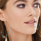 JMScape 45 Pairs Boho Vintage Drop Dangle Earrings Set for Women, Fashion Bohemian Earrings National Style Tassel Eardrop Hollow Bronze Waterdrop Leaf Jewelry for Valentine's Day Gifts