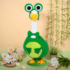 JcHrmers Frog Porch Goose Outfit Spring Goose Outfits Summer Yard Goose Clothes Fits 23" Cement Plastic Goose Statue for Spring Summer Outdoor Garden Yard Patio Lawn Art Decor