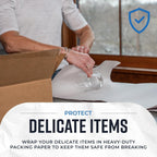 Bryco Goods Newsprint Packing Paper Sheets for Moving - 5lb - 160 Sheets of Newspaper Paper - Must Have in Your Moving Supplies - 27" x 17" - Made in USA