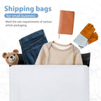 Metronic White Poly Mailers 14.5x19 100 Pack, Large Shipping bags Self-Seal Shipping Envelopes , Packaging Envelope for Small Business, Boutique, Clothing