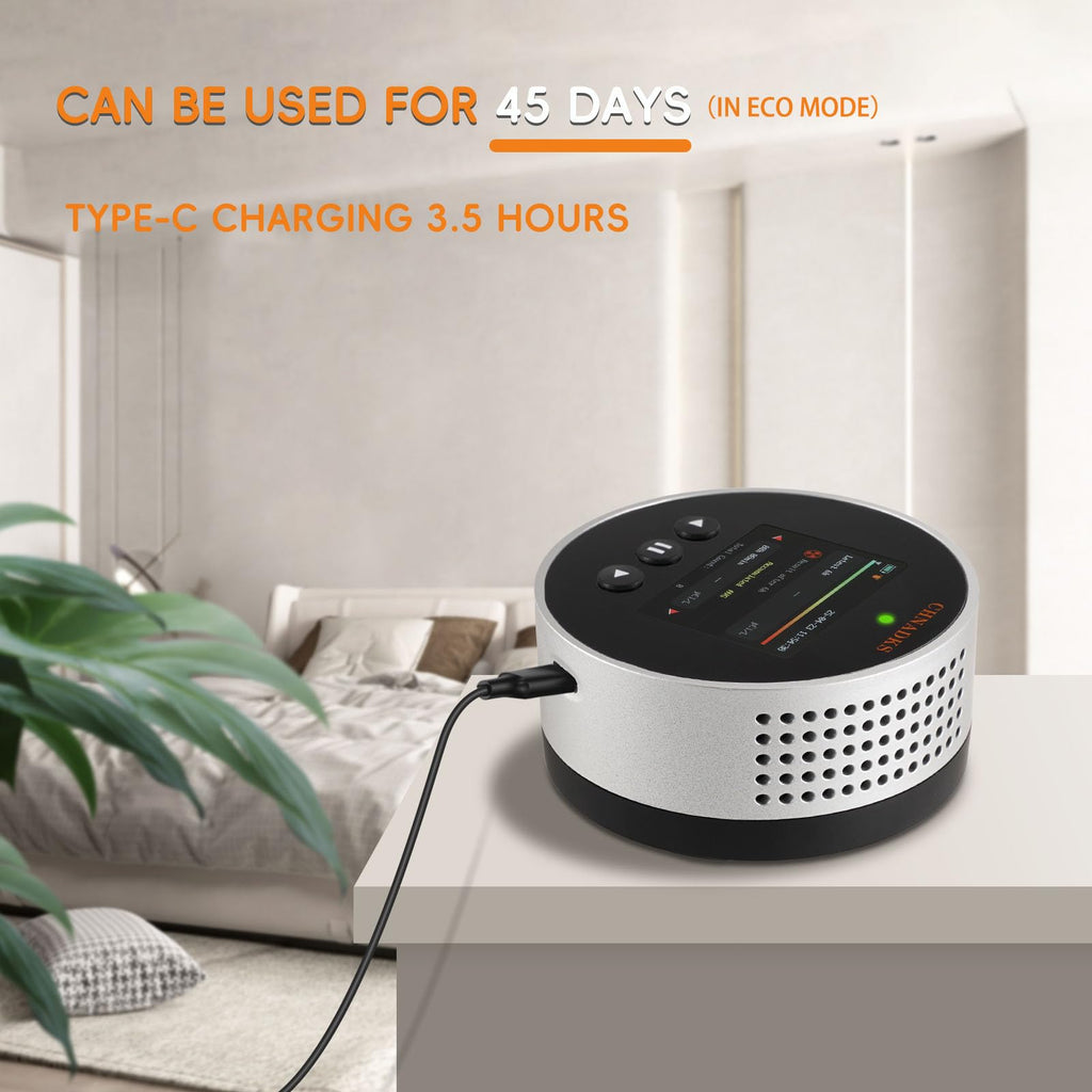 Radon Detector | 20-Year Radon Sensor | Long-Life Home Air Quality Monitor