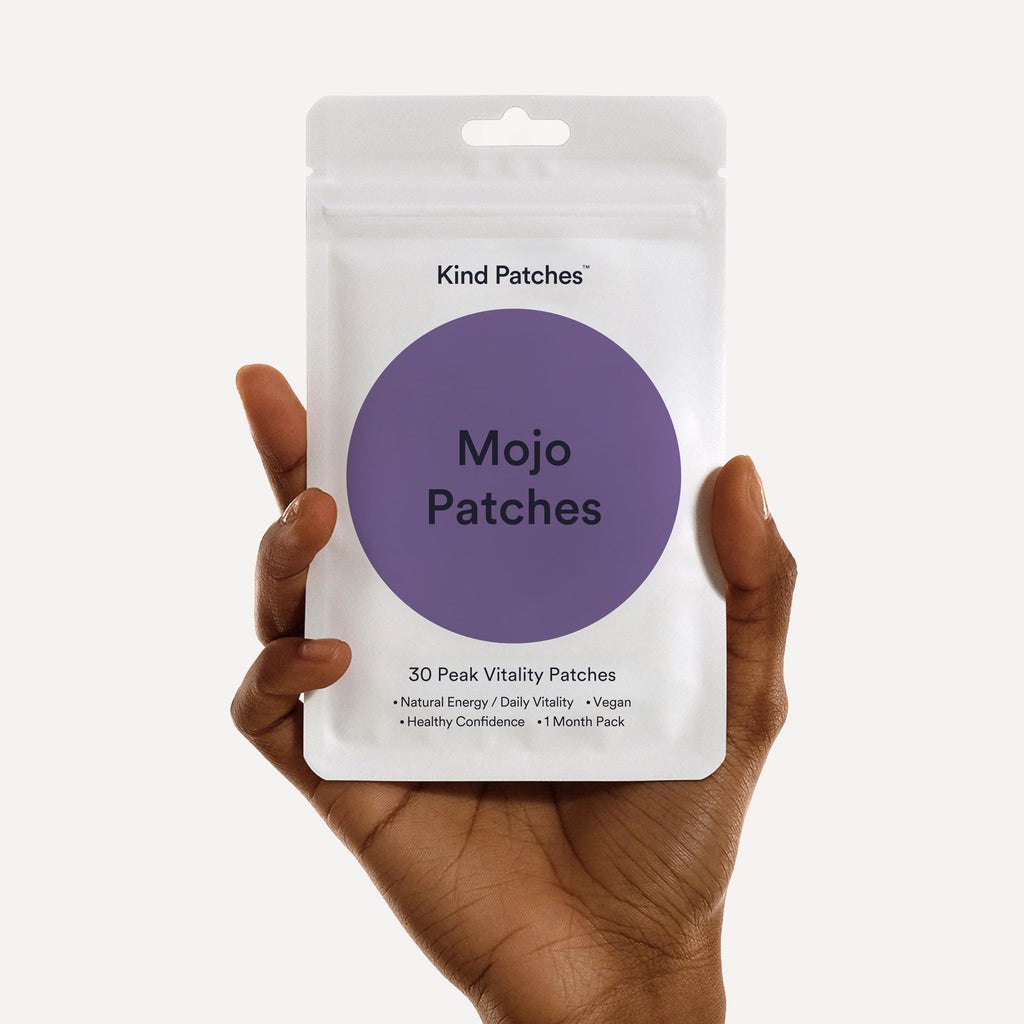 Kind Patches Mojo Patches with Tongkat Ali Extract, Zinc Picolinate, Pomegranate Extract, and Boron Picolinate - 30 Count