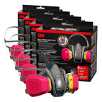 3M™ Multi-Purpose Quick Latch Reusable Respirator 65023QLH1-DC, OV/AG/P100, Mdm, 1-Fcpc, 1-pr of 60923 Crtrdg/Fltrs