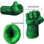 NuGeriAZ Superhero Hands for Kids Smash Punches Gloves Toy Children's Plush Boxing Glove Set Kids Cosplay Costumes for Boy Christmas Birthday Gift(Green A)