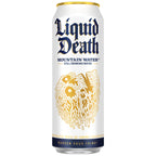 Liquid Death Still Mountain Water, Real Mountain Source, Ice-Cold Cans, Infinitely Recyclable, King Size 19.2 Fl Oz (Pack of 12)