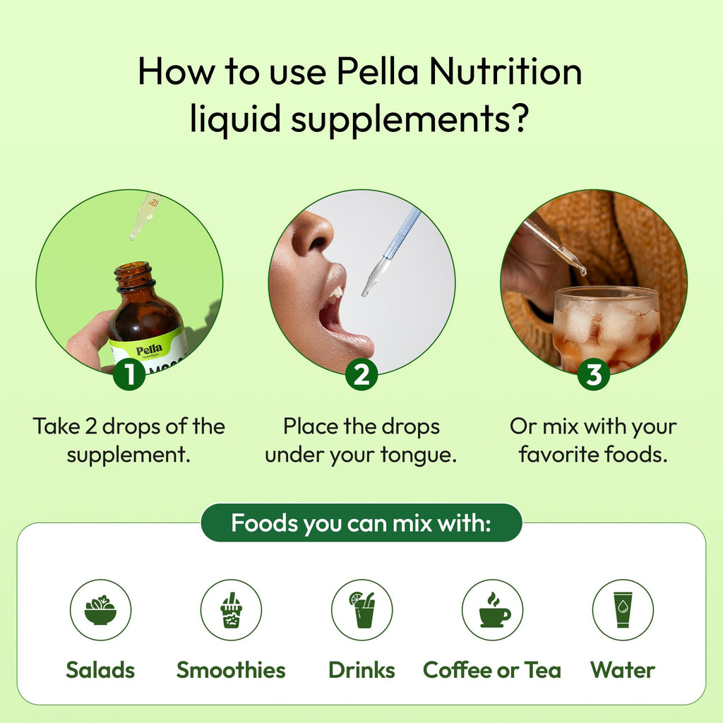 Pella Nutrition Sea Moss Drops with Bladderwrack – 4X Faster Absorption Than Irish Sea Moss Gel Superfood, Gummies, and Capsules – Digestive & Immune Support Supplement (Strawberry Lime, 60mL)
