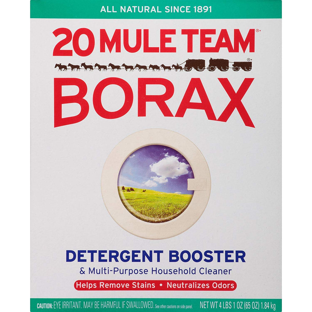 20 Mule Team Borax All Natural Laundry Booster & Multi-Purpose Household Cleaner 4Lbs 1Oz. (65 Oz) (Pack of 1)