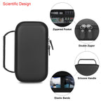 Elonbo Carrying Case for Portable Handheld Inhaler Nebulizer Machine, Black