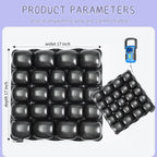 Makrozoia Cushions for Pressure Sores on Buttocks - 17 * 17Inches Wheelchair Cushion for Pressure Relief - Infaltable Air Seat Cushion for Senior