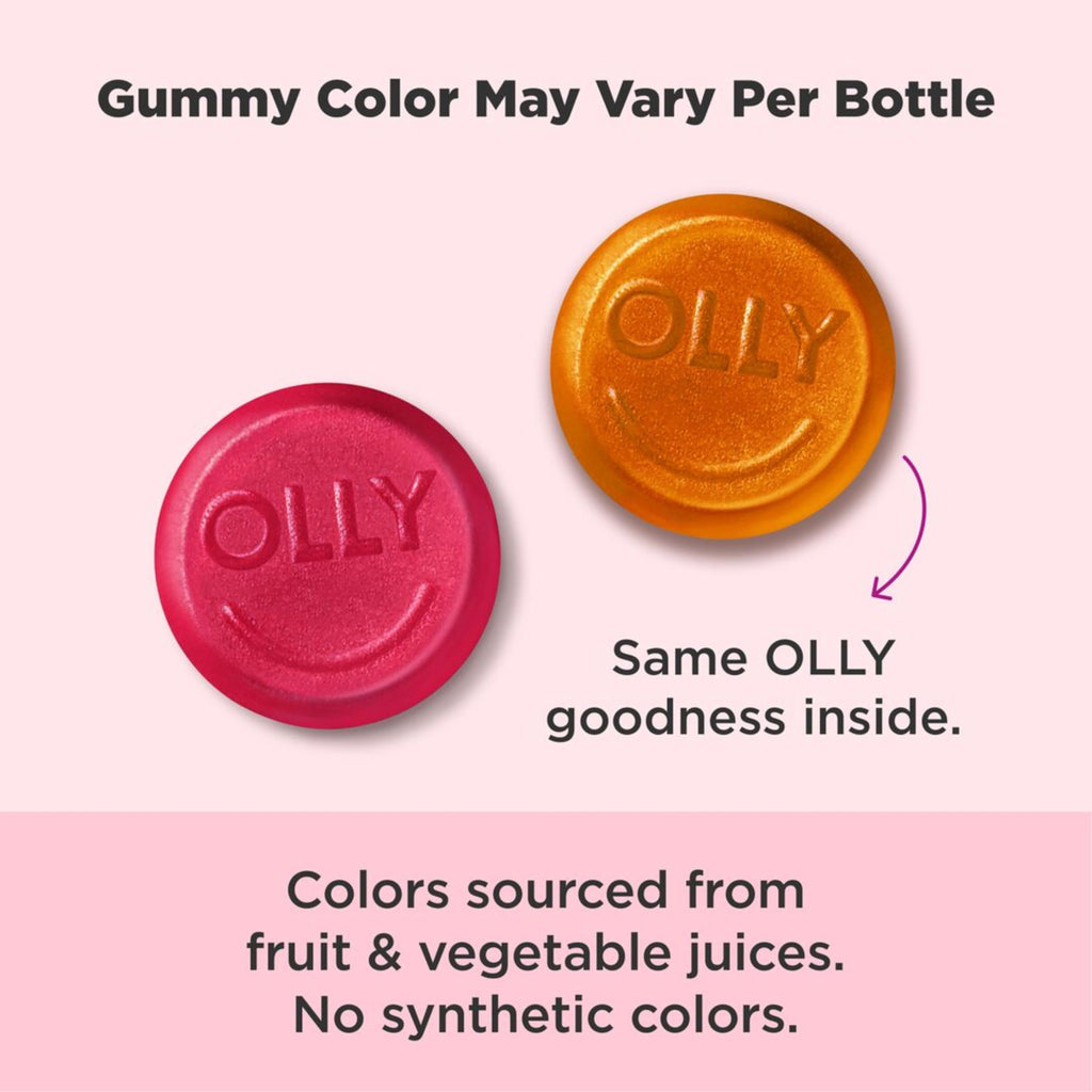 Olly, Gummy Undeniable Beauty Grapefruit Glam, 60 Count