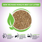 World's Best Cat Litter Lavender, Long-Lasting Odor Control, 15 lb Bag
