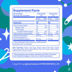FIRST DAY Teen Brain & Focus Supplement Gummies Ages 13–18 | Study & Concentration Support with Cognizin® Citicoline & Phosphatidylserine | Vegan, Non-GMO, Caffeine-Free | 30-Day Supply