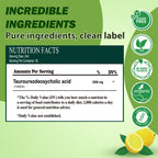 2 Pack Pure TUDCA Bile Salts Liquid Drops 1200mg (Tauroursodeoxycholic Acid) Premium Liver Support, Bile Flow & Gallbladder Cleanse Supplement丨High Absorption Liquid