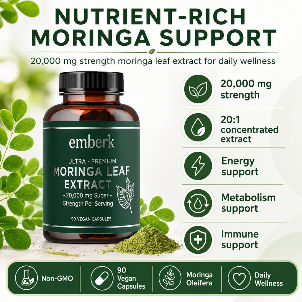 Moringa Capsules -20,000 mg Strength,