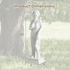 Giantex 31.5" Greek Goddess Statue, Roman Style Outdoor Garden Statue