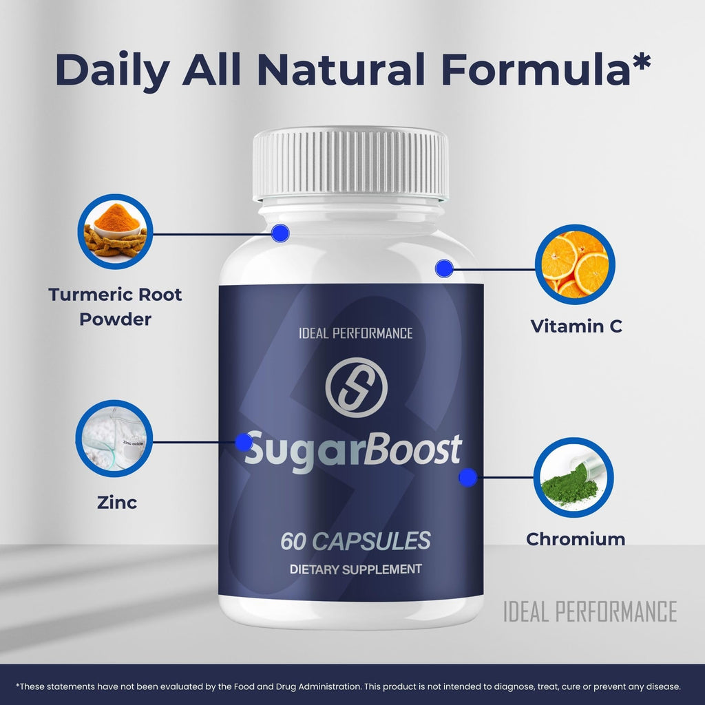IDEAL PERFORMANCE Sugarboost Capsules, Sugarboost Pills Reviews (5 Pack)