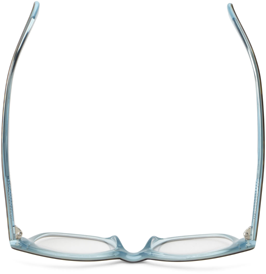 Kate Spade Women's Rebec Cat Eye Reading Glasses, Tortoise Aqua, 49 mm (2 x Magnification Strength)