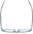 Kate Spade Women's Rebec Cat Eye Reading Glasses, Tortoise Aqua, 49 mm (2 x Magnification Strength)