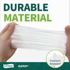Supmedic Vinyl Disposable Exam Gloves, Clear 4 Mil Powder-Free Latex-Free Medical Food-Safe Cooking Cleaning Glove, 1000 Pcs (Medium)