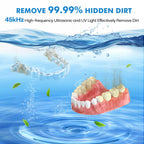 Upgraded Ultrasonic Retainer Cleaner Machine, 45kHz Ultrasonic Dentures Cleaner for Night Guards, Braces, Aligner, Toothbrush, Jewelry and More, 200ML Capacity, Black1