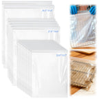 Palksky Oven Rack Cleaning Bags, 3 Sizes Heavy Duty No Scrub Oven Rack Cleaning Bags, Reusable Leak-Resistant PE Bags for Deep Soaking Grill Grates, BBQ Racks, No Cleaner Included, 16 Packs