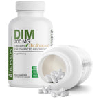 Bronson DIM Supplement 200 MG Diindolymethane with BioPerine for Enhanced Absorption, Estrogen Metabolism & Maintains Balanced Hormone Levels, 120 Vegetarian Capsules