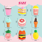 YOYI Slow Rising Squishy Toys, Jumbo Food Squishies Set
