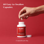 VitalBP - 2 Pack - Support for Normal Blood Pressure - Supports Blood Flow & Arteries - with CoQ10, L-Citrulline, and K2 & D3-60 Capsules