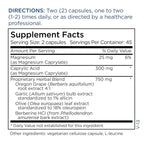 Metabolic Maintenance Happy Belly - Gut Health Supplement with Caprylic Acid & Botanical Extracts - Digestive Comfort & Microbiome Balance Support - Hypoallergenic - 45 Servings - 90 Capsules