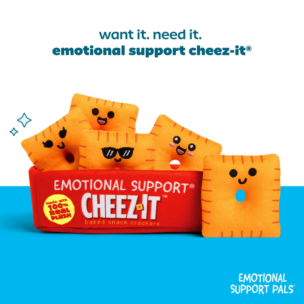 Emotional Support Pals Cheez-It, Cute Stuffed Animals by Relatable