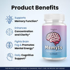 Valdivia (5 Pack) Memyts – Natural Daily Supplement with B Vitamins and Herbal Extracts | Non-GMO | Made in USA | 100% Natural, 300 Capsules, 5-Month Supply