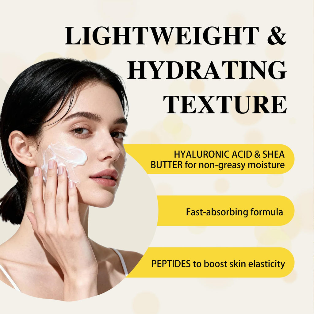Noni Energy OKOA SKIN Dual Action Lifting Cream - Instant Firming with Peptides & Hyaluronic Acid, Hydrating Moisturizer, All Skin Types, 1.05oz(1pc)