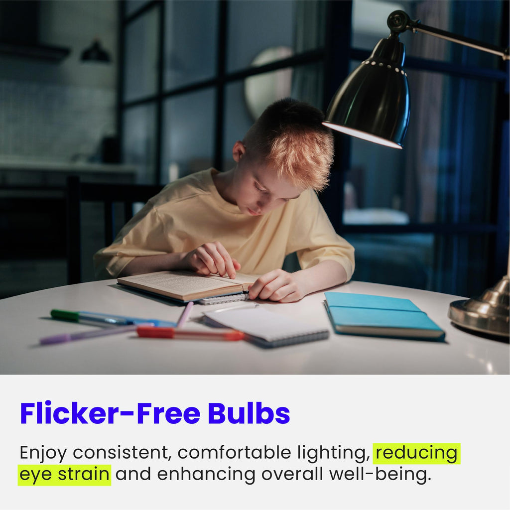 Feit Electric A19 LED Light Bulb, 40-Watt Equivalent,3500K White,E26 Base,450 Lumens,11,000-Hr Lifespan,General-Purpose Residential or Commercial Applications,A450/835/10KLED/4,4 Count (Pack of 2)