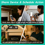 Smart Garage Door Opener Remote,Compatible with Intellicode Genie Overhead Door Garage Door Opener,Compatible with Alexa Google Home iPhone Siri WiFi