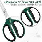 Yieldcropper Hydroponic 2-Pack Bonsai Scissors and Plant Trimming Shears Set - Stainless Steel Pruning Shears for Indoor Gardening, Succulent Harvest, and Precision Plant Care