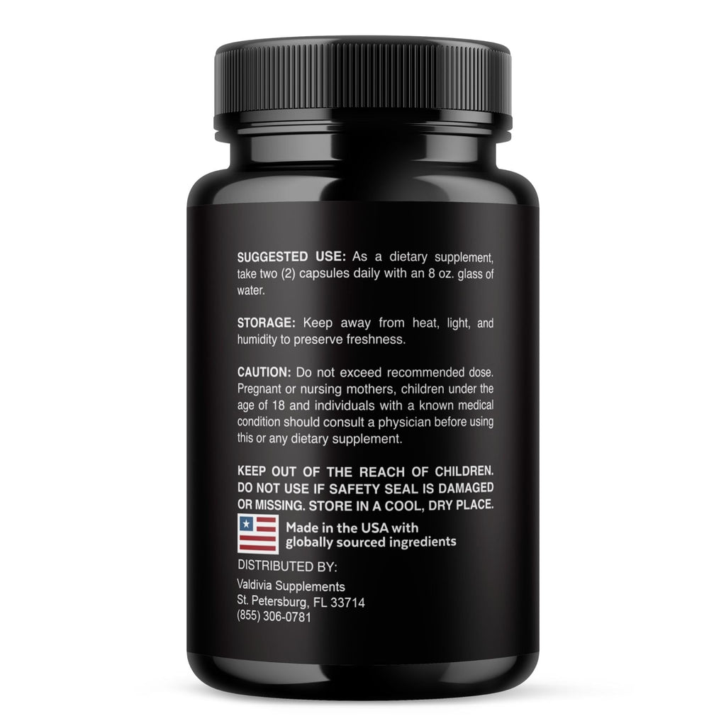 Valdivia (2 Pack) SteelPower Capsules - Official Steel Power Supplement, Premium Formula, Natural Vitamins for Health & Wellness - 120 Capsules for 2 Months