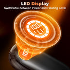 Hand Warmers Rechargeable - Electric Hand Warmers 2 Pack with Dual-Sided Heating for 15Hrs Warmth, LED Display & Flashlight, Hunting Essentials, Christmas Gifts for Man Women Raynauds Golf
