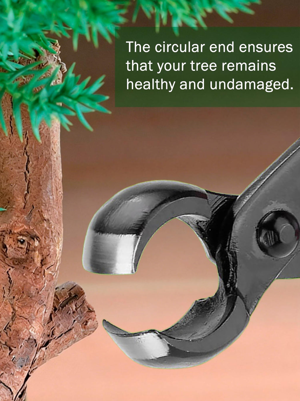 Haosie Bonsai Concave Cutter Tools, 8.4in Gardening Scissors Shears Pruning