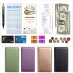 Server Book High Volume, Expandable Server Book,5"×9", Waitress Waiter Book