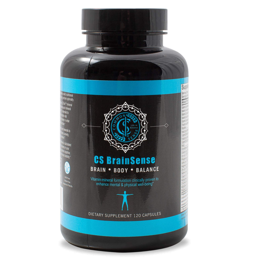 BrainSense Mood Stabilizer & Brain Supplement - Enhance Mood, Mental Clarity, Brain Booster & Cellular Health - Nootropic Supplement & Micronutrients For Brain Fog By CommonSenseWW, 120 Capsules