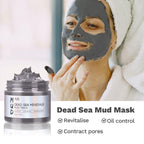 ANAI RUI 3 Pcs Face Mask Set - Turmeric Clay Mask - Green Tea Face Mask - Dead Sea Mud Mask for Oily Skin, Blackheads & Pores -Spa Gift Set Self Care for Women Teens(2.5 oz Each