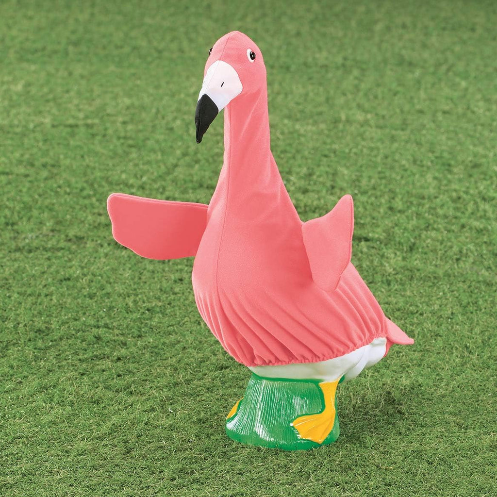 Gaggleville Flamingo Goose Outfit, Fits Large 23" H Statue, by Fox