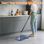 KeFanta 60" Metal Mop Handle Commercial Heavy Duty,Industrial Mop Stick