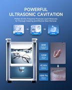 CREWORKS 2L Jewelry Cleaning Machine - 40kHz Digital Sonic Cleaner