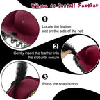 Lrvcnva Pirate Costume Hat Women,Pirate Accessories Halloween Costume,Renaissance Tricorn Hat for Adults
