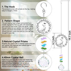 Pet Memorial Gifts for Cats, Loss of Cat Sympathy Gift,Thoughtful Cats Remembrance Sun Catcher,Cat Bereavement Gifts,Pet Loss Bereavement Gift Idea