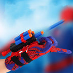 Set of 2 Spider Web Shooter Wrist Launcher Gloves - Halloween Decorations