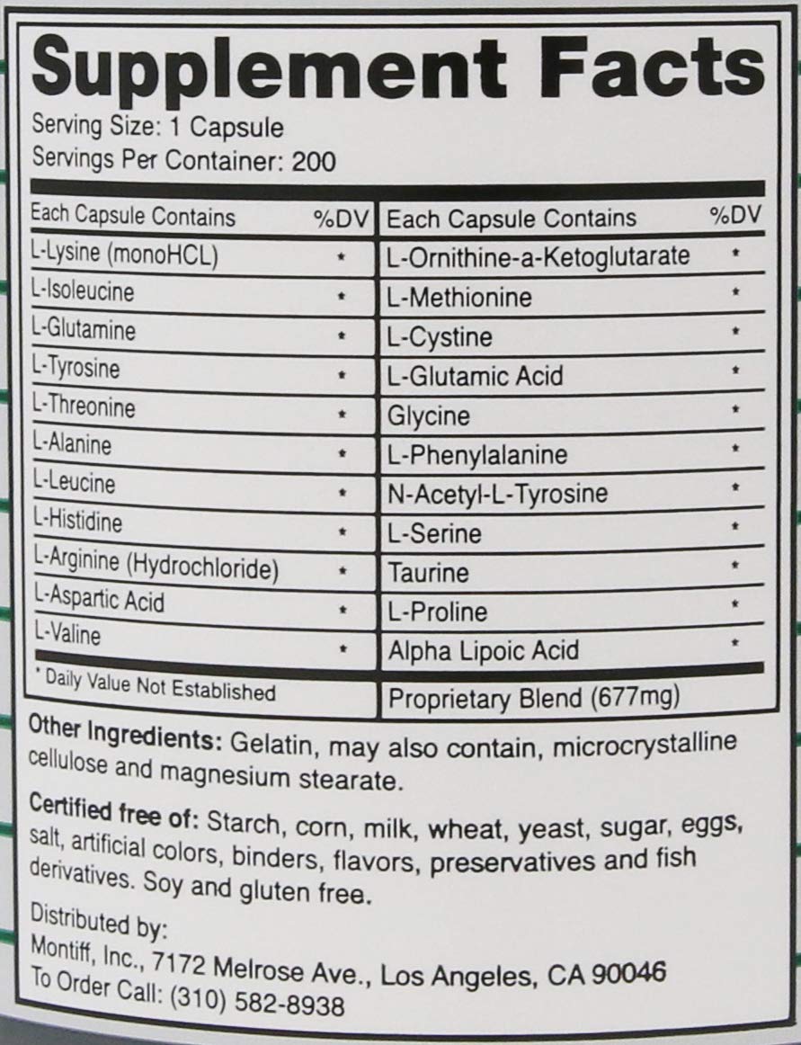 All Basic 677 mg 200 Capsules