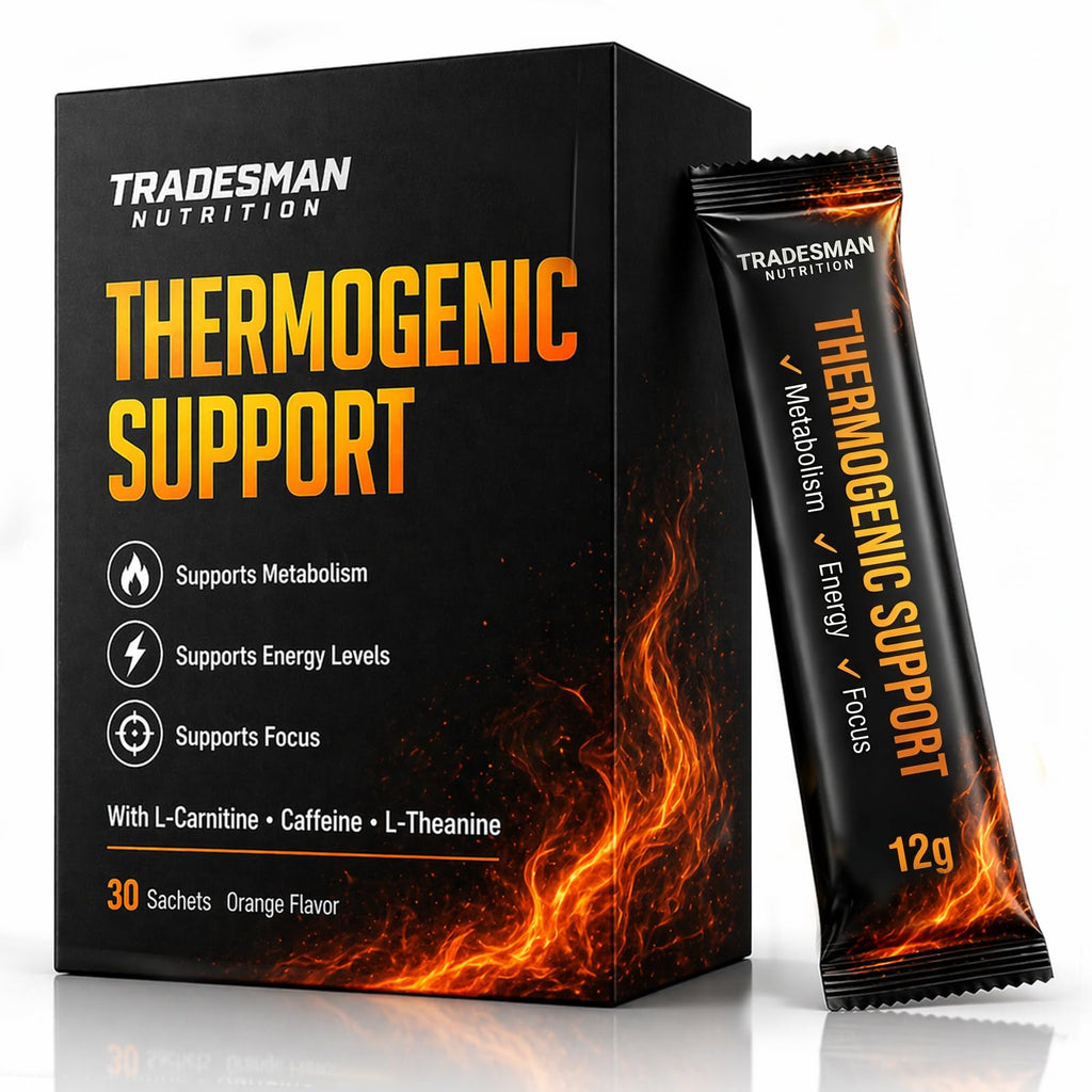 ONAISE Tradesman Nutrition Shred Thermogenic Support - Metabolism Support Formula for Energy & Focus, 30 Sachets(1 Pack)